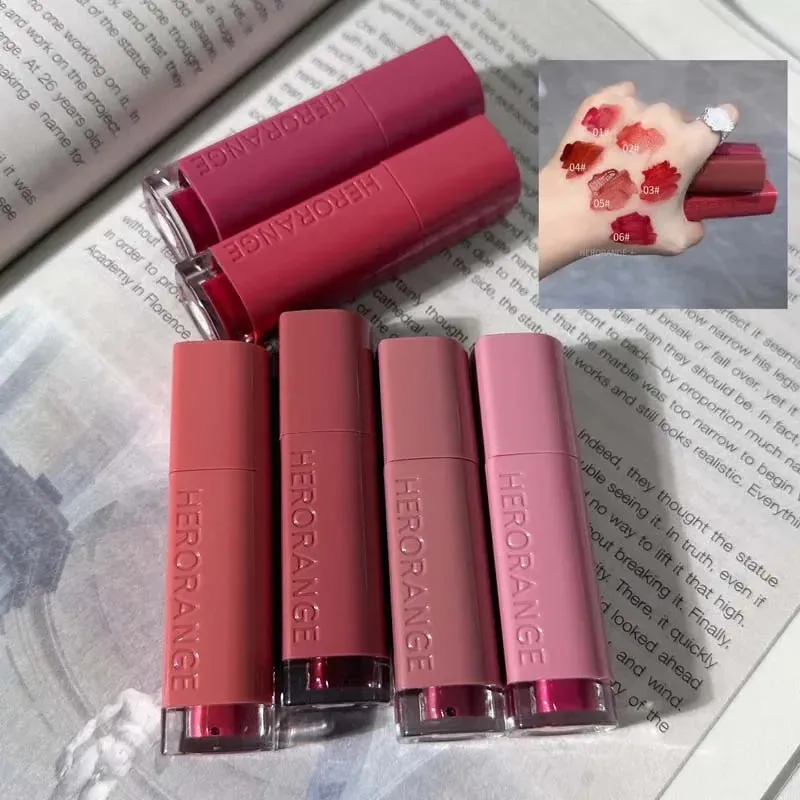 Yeknu Mirror Lip Gloss Lip Glaze Transparent Glass Lasting Moisturizing Waterproof Liquid Lipsticks Sexy Red Lips Cosmetics 6 Colors