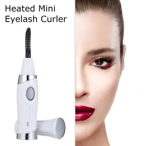 ZLIME Heated Mini Eyelash Curler Electric Eyelash Curler Eye Lashes Curling Comb USB Rechargeable